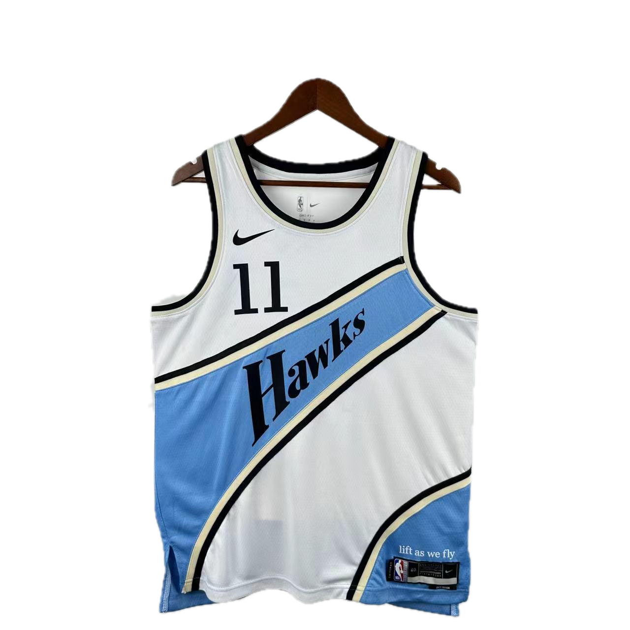 Atlanta Hawks #11 Young (Baby Blue/White) Swing Jersey