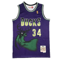 Milwaukee Bucks #34 Ray Allen Throwback Classics Jersey