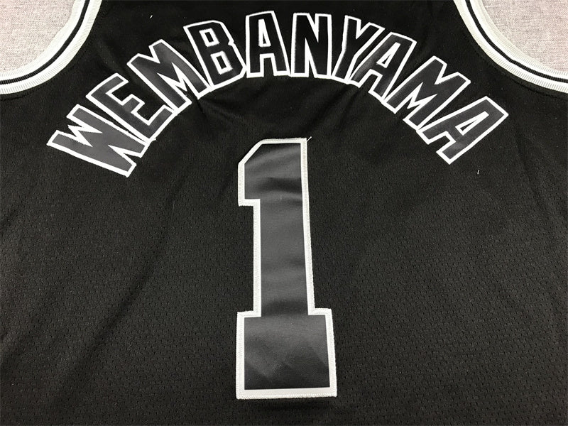 San Antonio #1 Wembanyama Swing Jersey