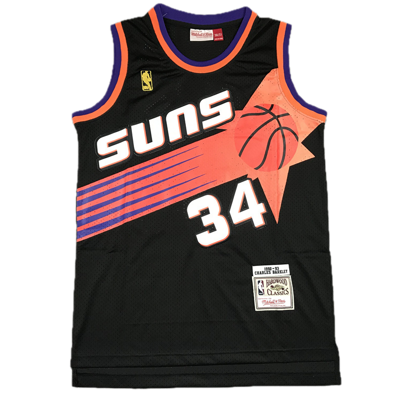 Phoenix Suns #34 Charles Barkley Throwback Classics Jersey