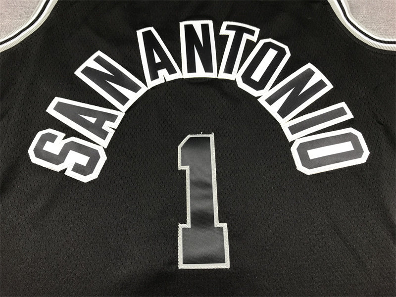 San Antonio #1 Wembanyama Swing Jersey