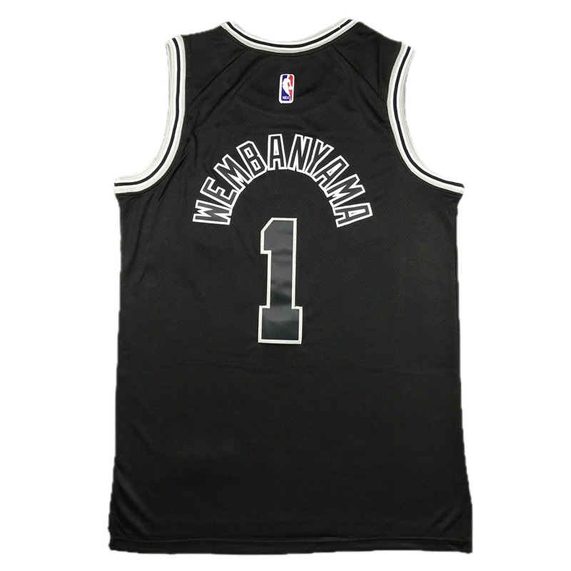 San Antonio #1 Wembanyama Swing Jersey