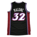Utah #32 Malone (Rare-Black/Burg) 1998-99 Throwback Classics Jersey