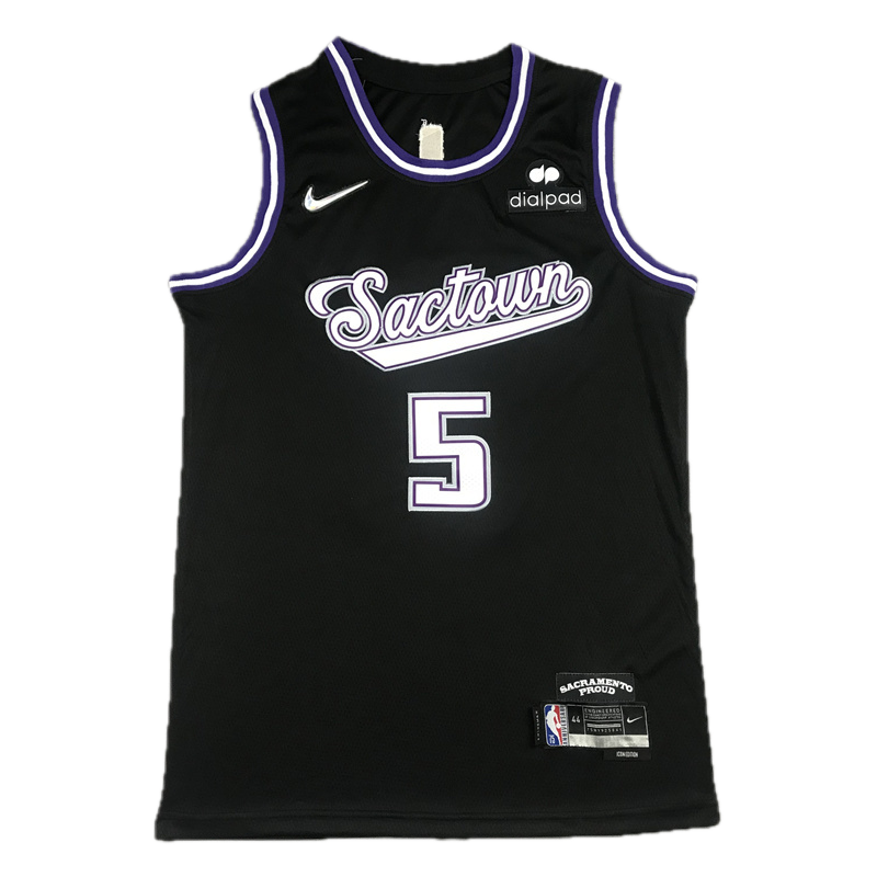 Sacramento Kings #5 Fox 2021-22 Sactown City Edition Swing Jersey