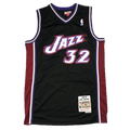 Utah #32 Malone (Rare-Black/Burg) 1998-99 Throwback Classics Jersey