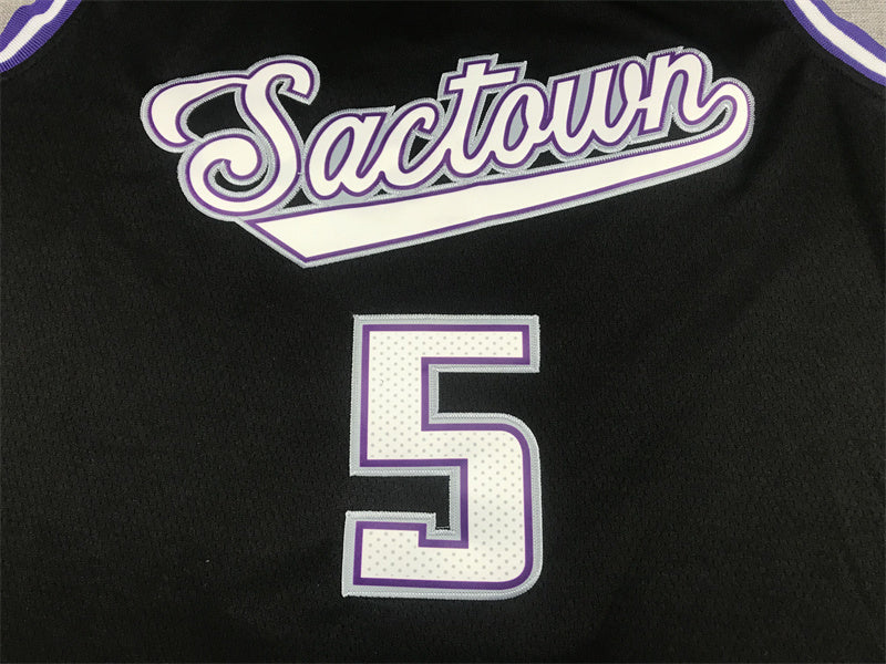Sacramento Kings #5 Fox 2021-22 Sactown City Edition Swing Jersey