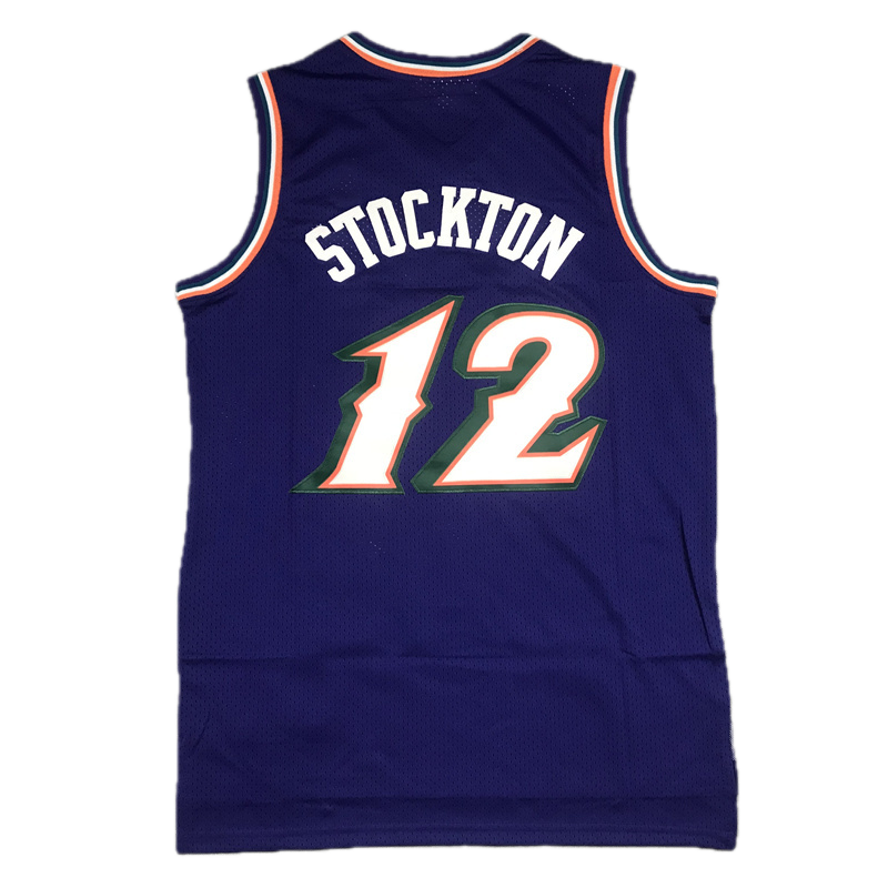 Utah Jazz #12 Stockton 1996-97 Classics Jersey