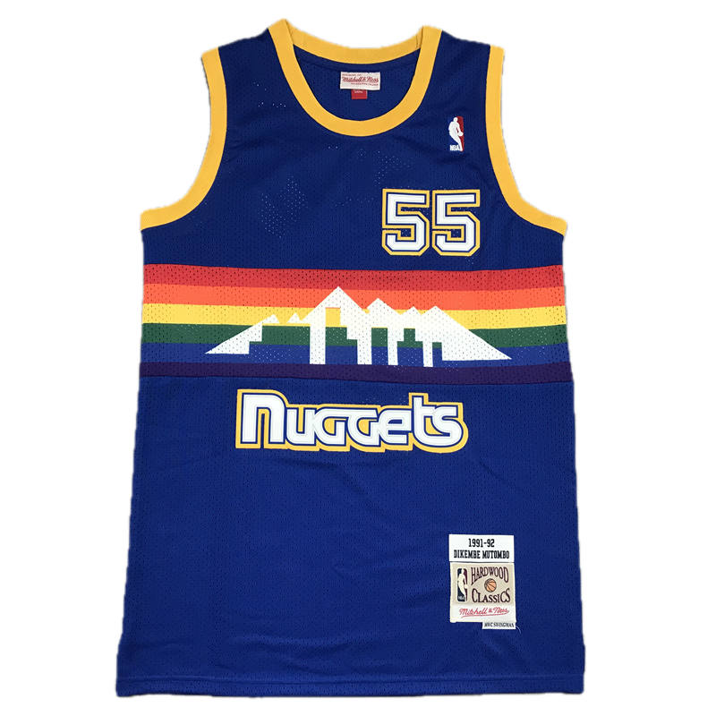 Denver #55 Mutombo 1991-92 Throwback Classics Jersey