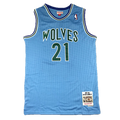 Wolves #21 Garnett (Powder Blue) Throwback Classics Jersey