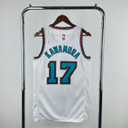 Vancouver Grizzlies #17 Kawamura (White/Teal) Swingman Jersey