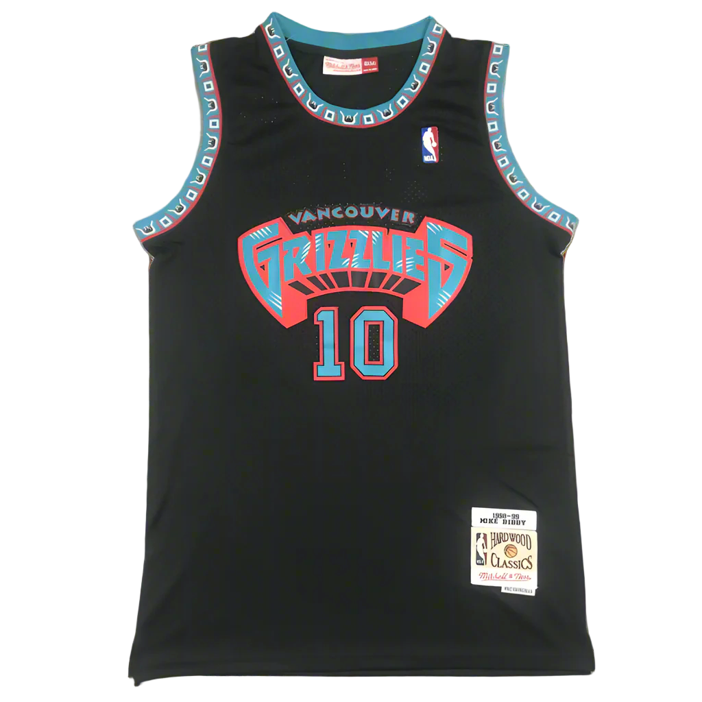 Vancouver Memphis Grizzlies #10 Mike Bibby Throwback Classics Jersey