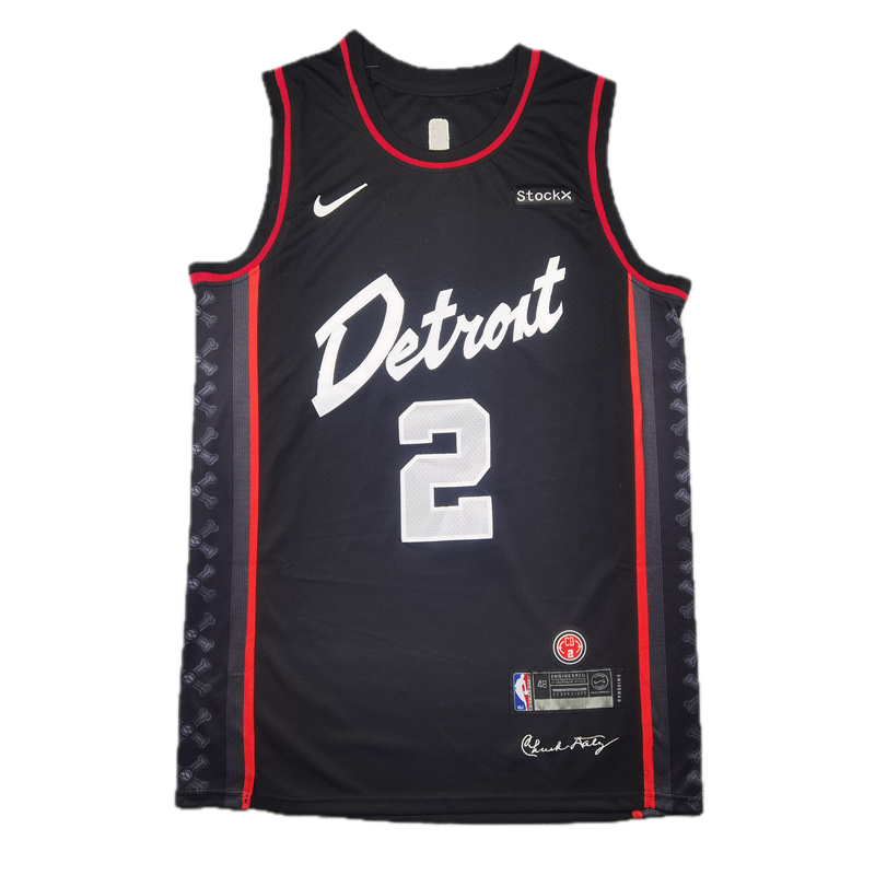 Detroit #2 Cunningham Swing Jersey