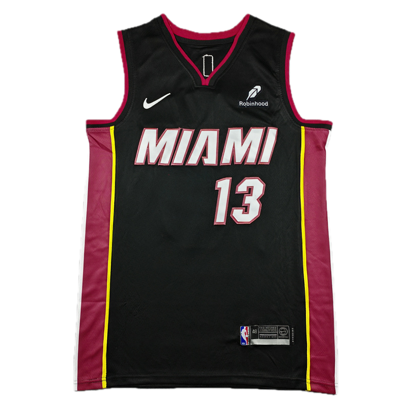 Miami #13 Adebayo Basketball Swing Jersey
