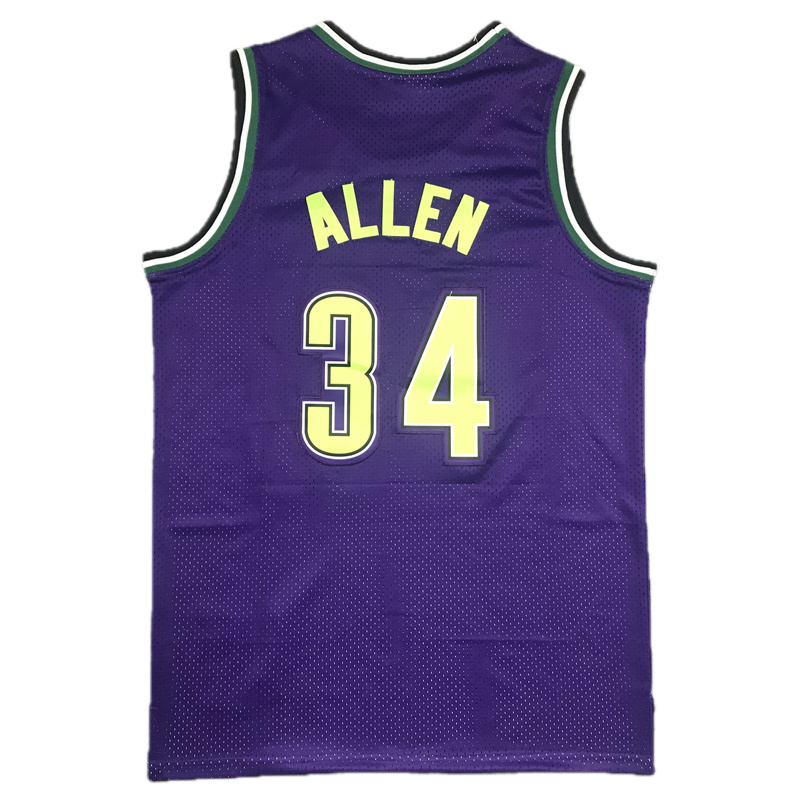 Milwaukee Bucks #34 Ray Allen Throwback Classics Jersey