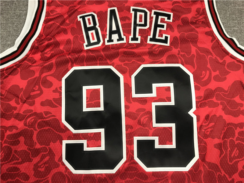 Chicago Bulls #93 BAPE Special Edition Jersey - Special Edition Collab